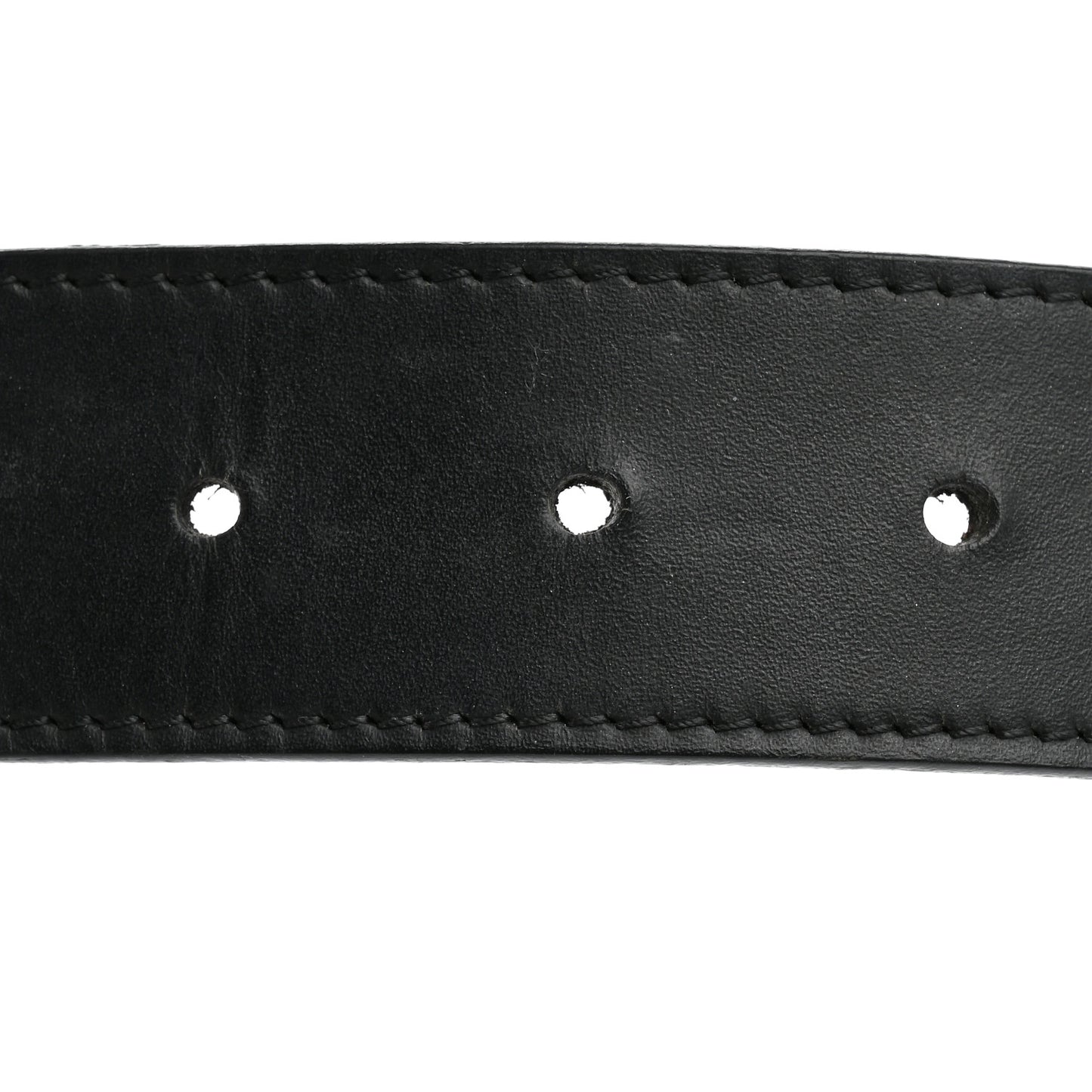 Calfskin 35mm LV New Wave Belt 80 32 Black