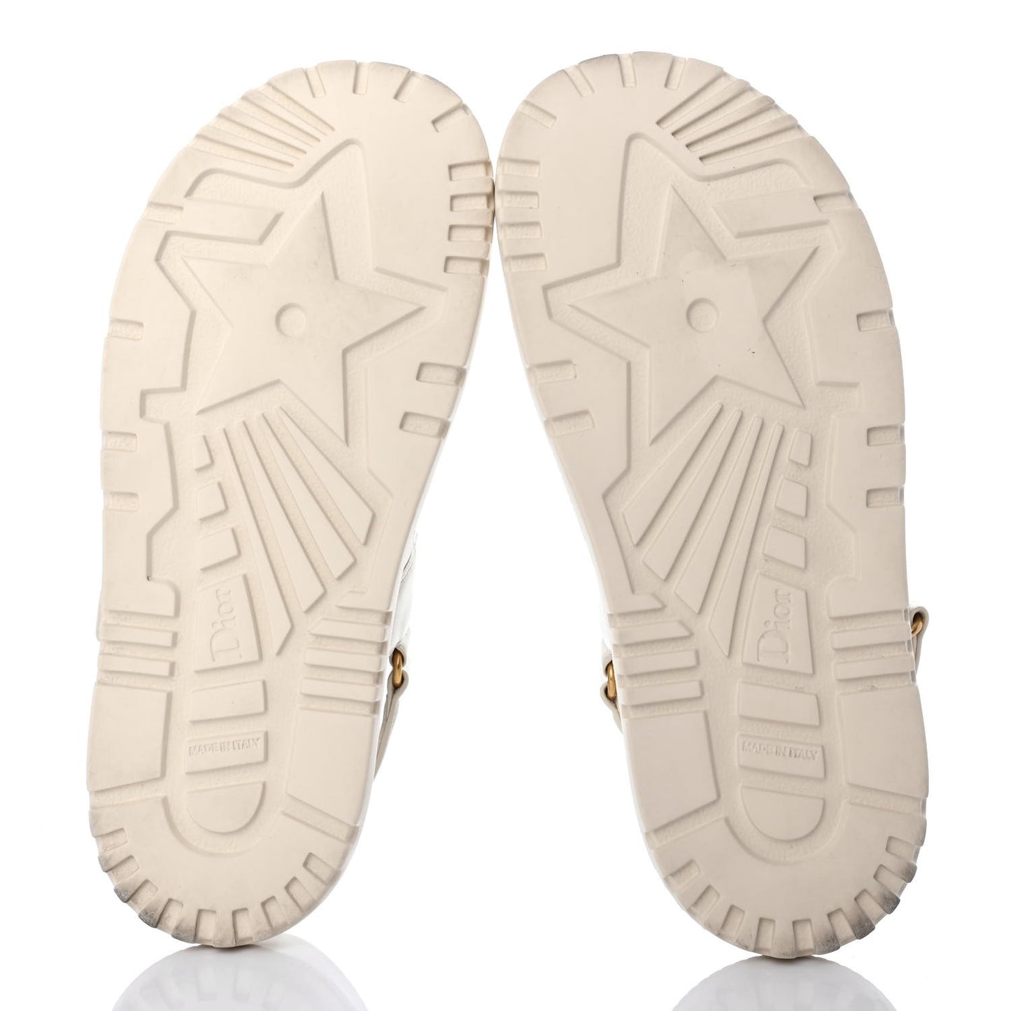 Lambskin Dioract 10mm Sandals 39 Off White