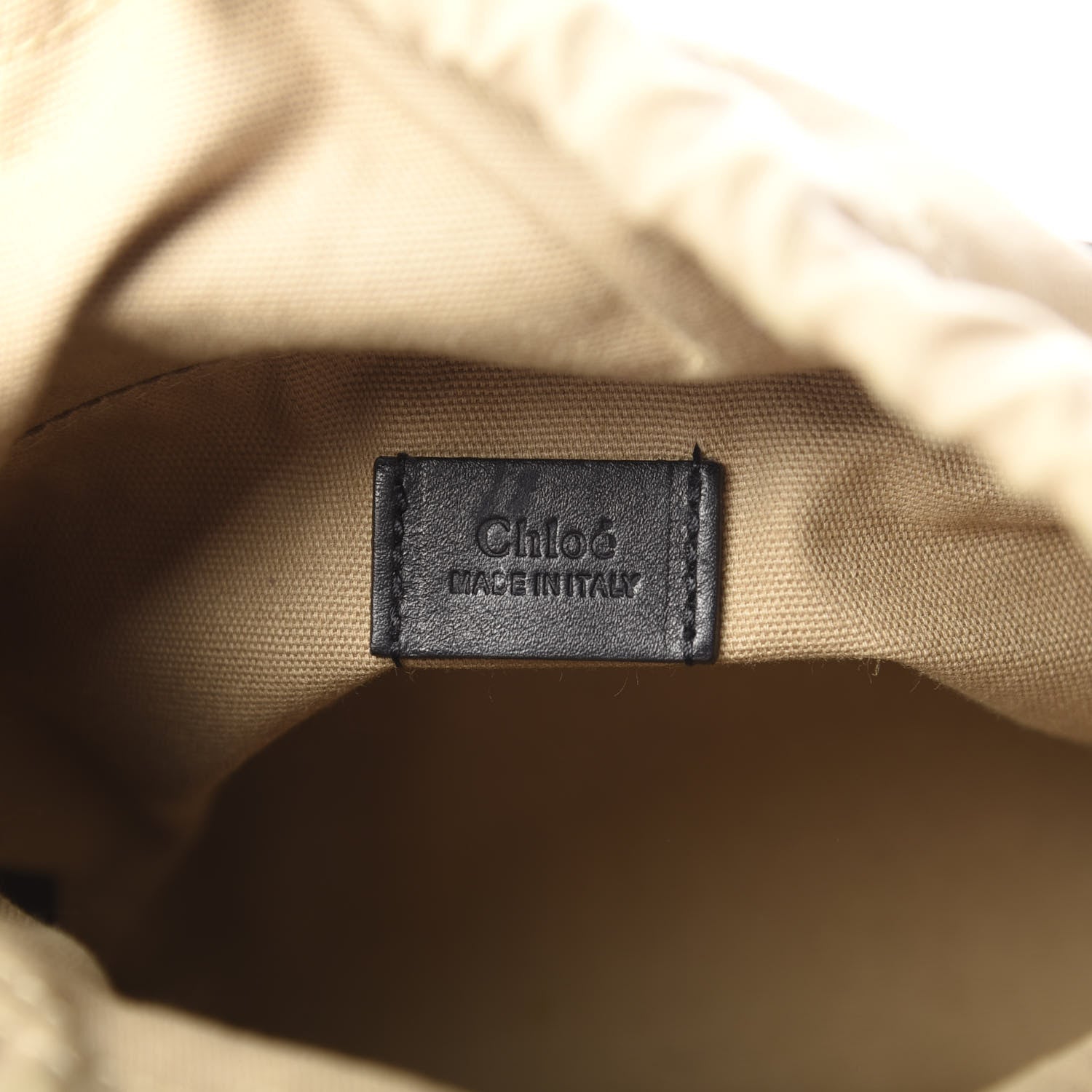 Chloe Smooth Calfskin Logo Mini Roy Bucket Bag Full Blue 6 of 11