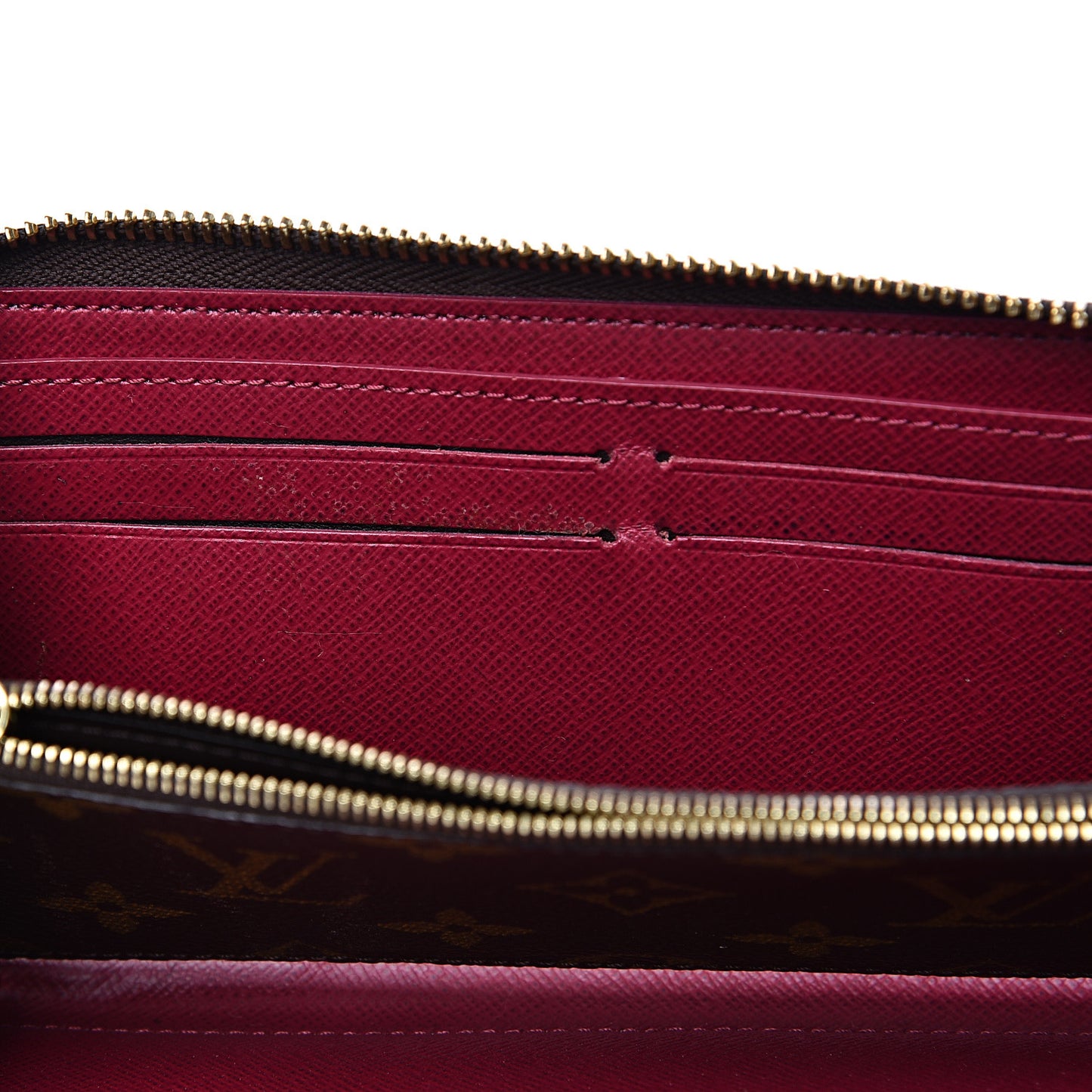 Monogram Clemence Wallet Fuchsia