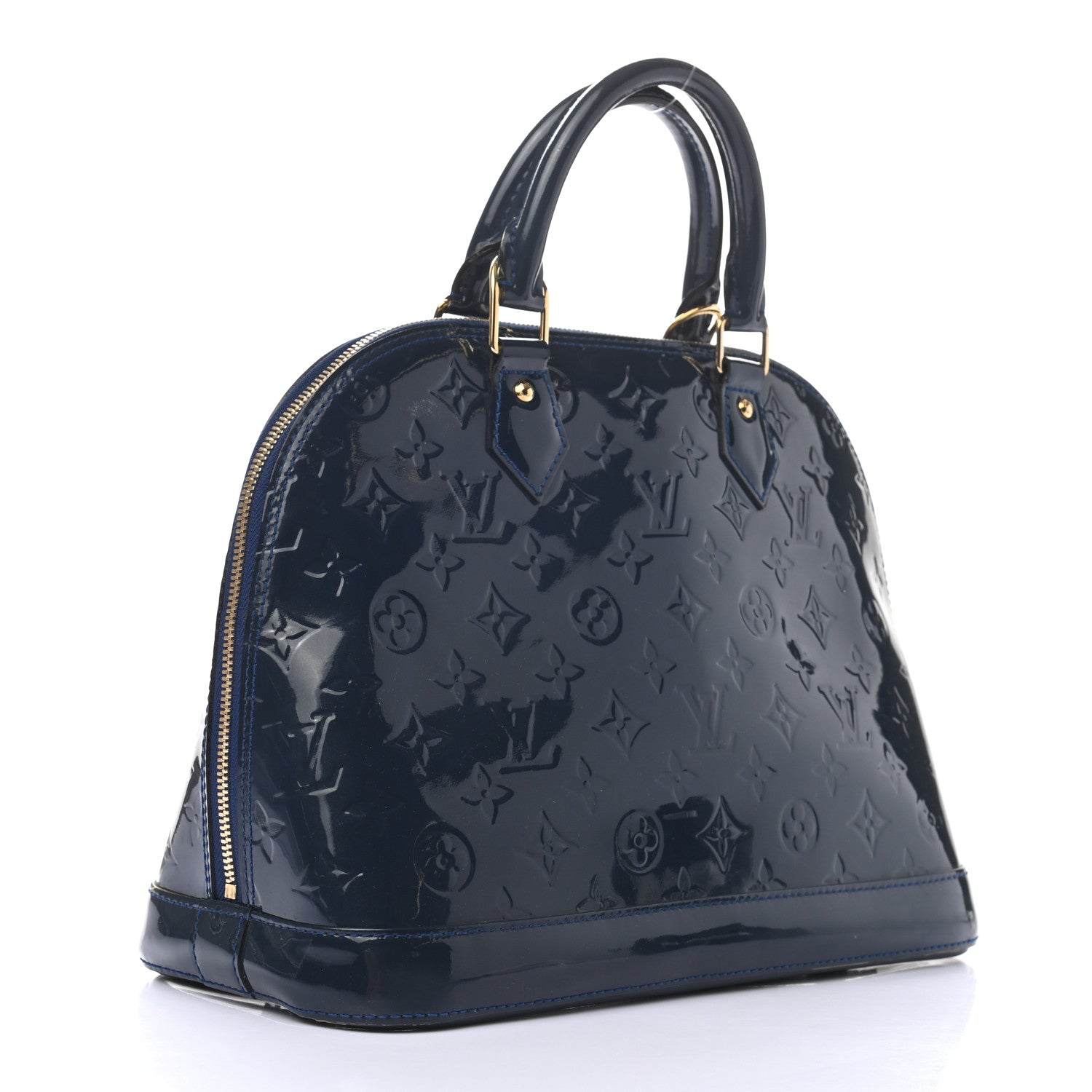 Louis Vuitton Vernis Alma PM Grand Blue 3 of 8