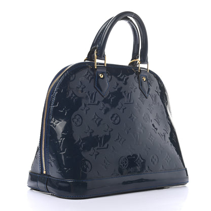 Louis Vuitton Vernis Alma PM Grand Blue 3 of 8