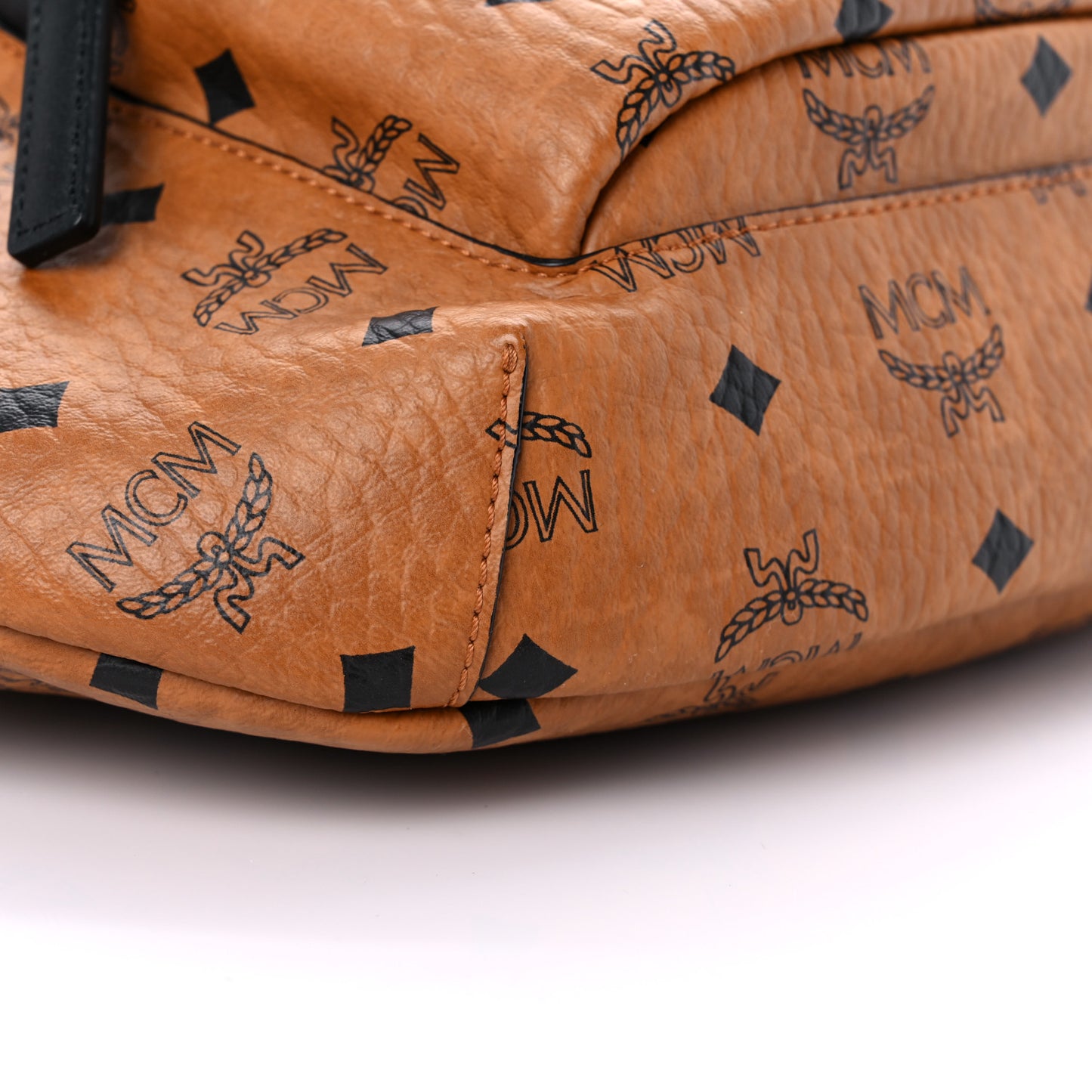 Visetos Medium Belt Bag Cognac Black