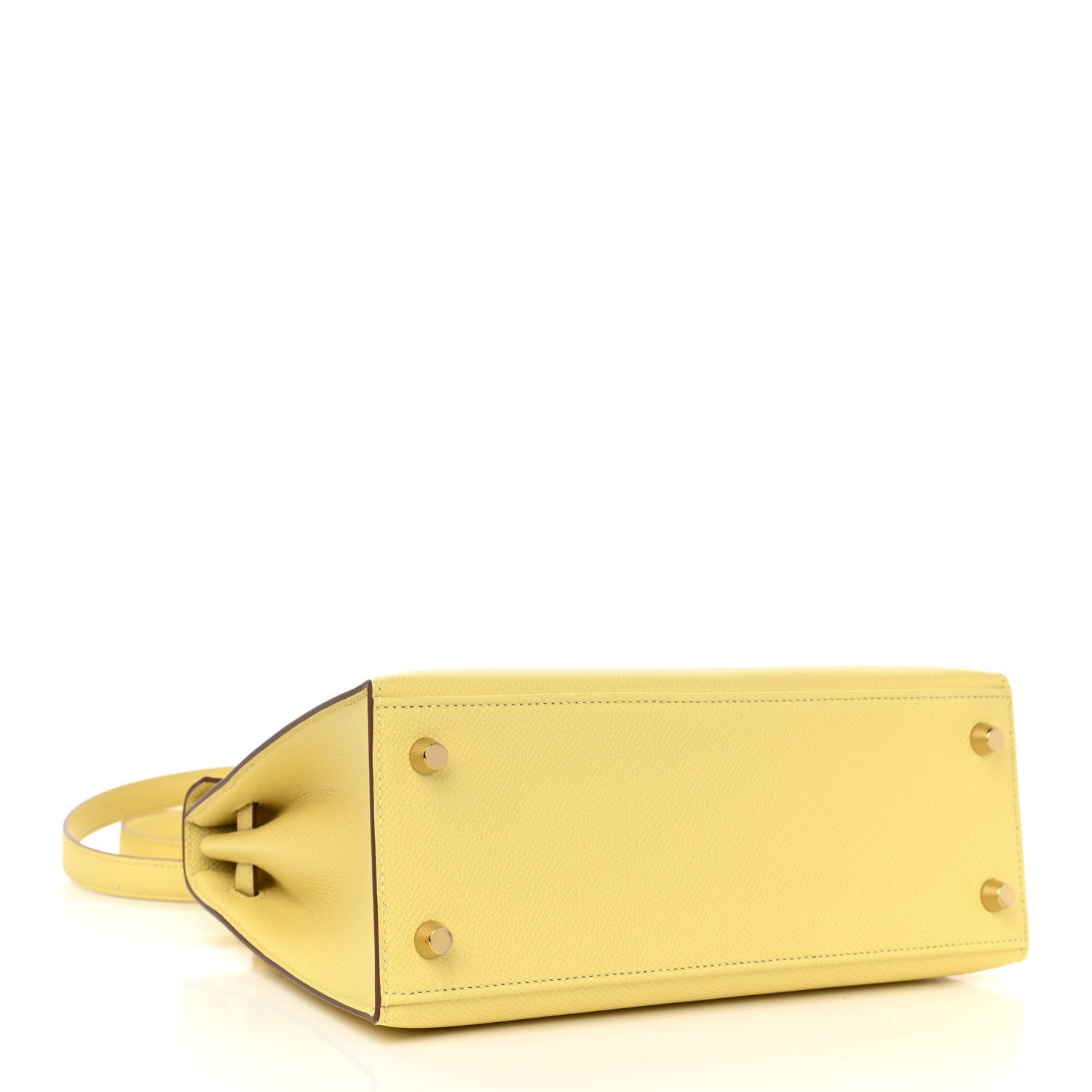 Hermes Epsom Kelly Sellier 25 Jaune Poussin 4 of 11