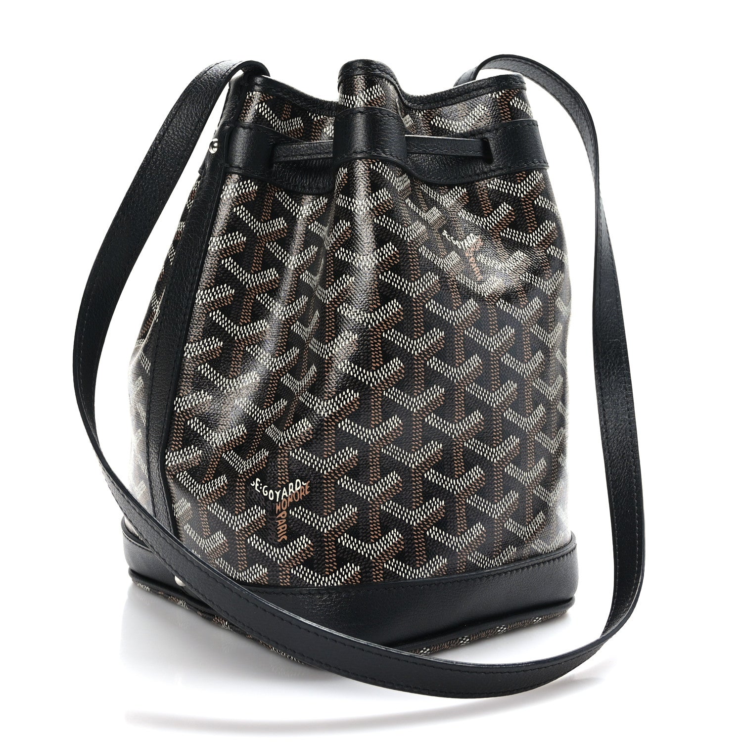 Goyard Goyardine Petit Flot Bucket Bag PM Black 3 of 10