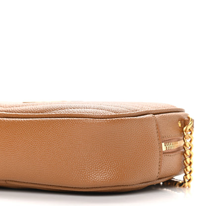 Saint Laurent Grain De Poudre Matelasse Monogram Mini Lou Camera Bag Dune 9 of 9