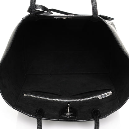 Louis Vuitton Calfskin Lockme Cabas Black 5 of 8