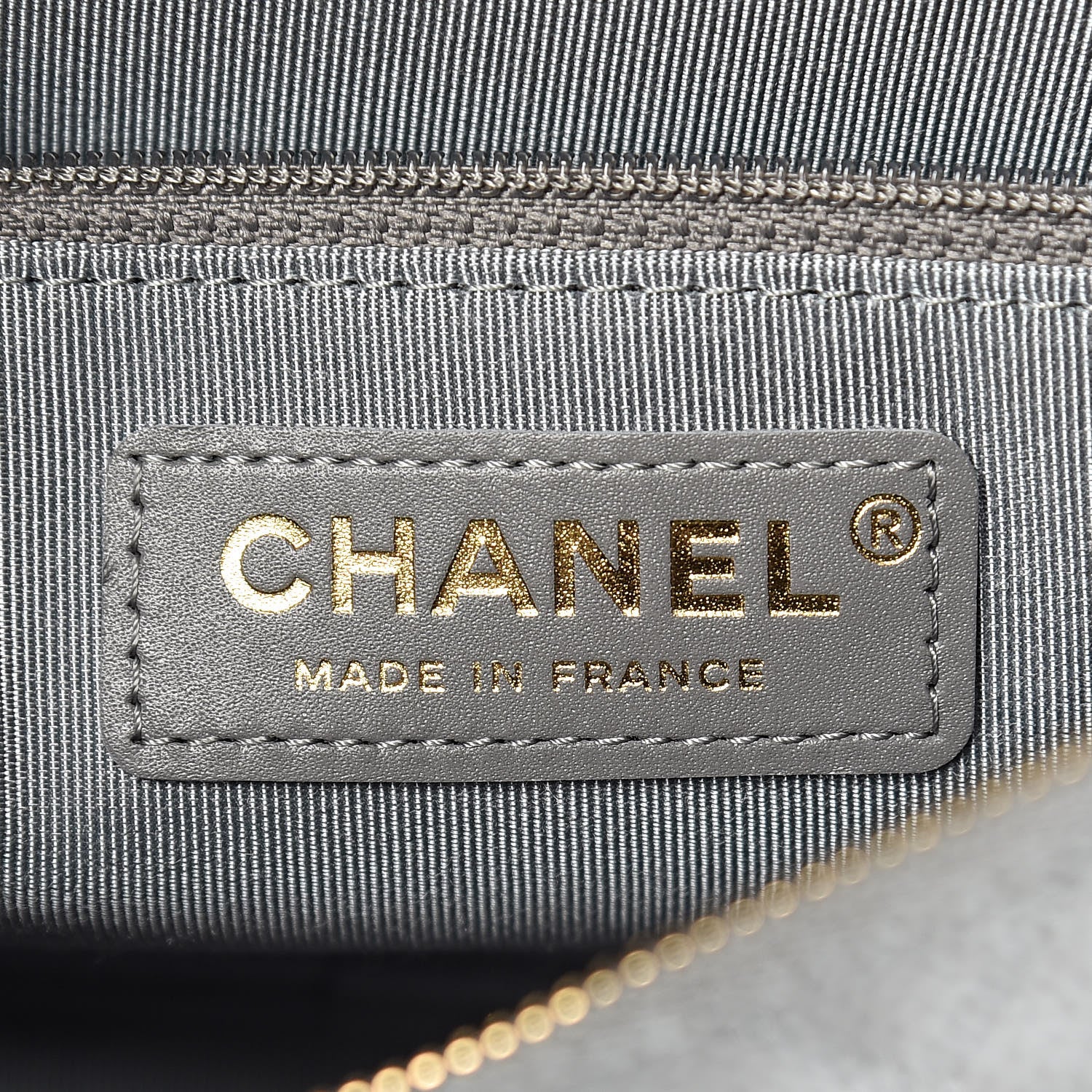 Chanel Iridescent Caviar Flat Quilted Small Coco Tassel Camera Case Grey 6 of 11