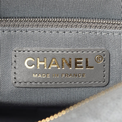 Chanel Iridescent Caviar Flat Quilted Small Coco Tassel Camera Case Grey 6 of 11