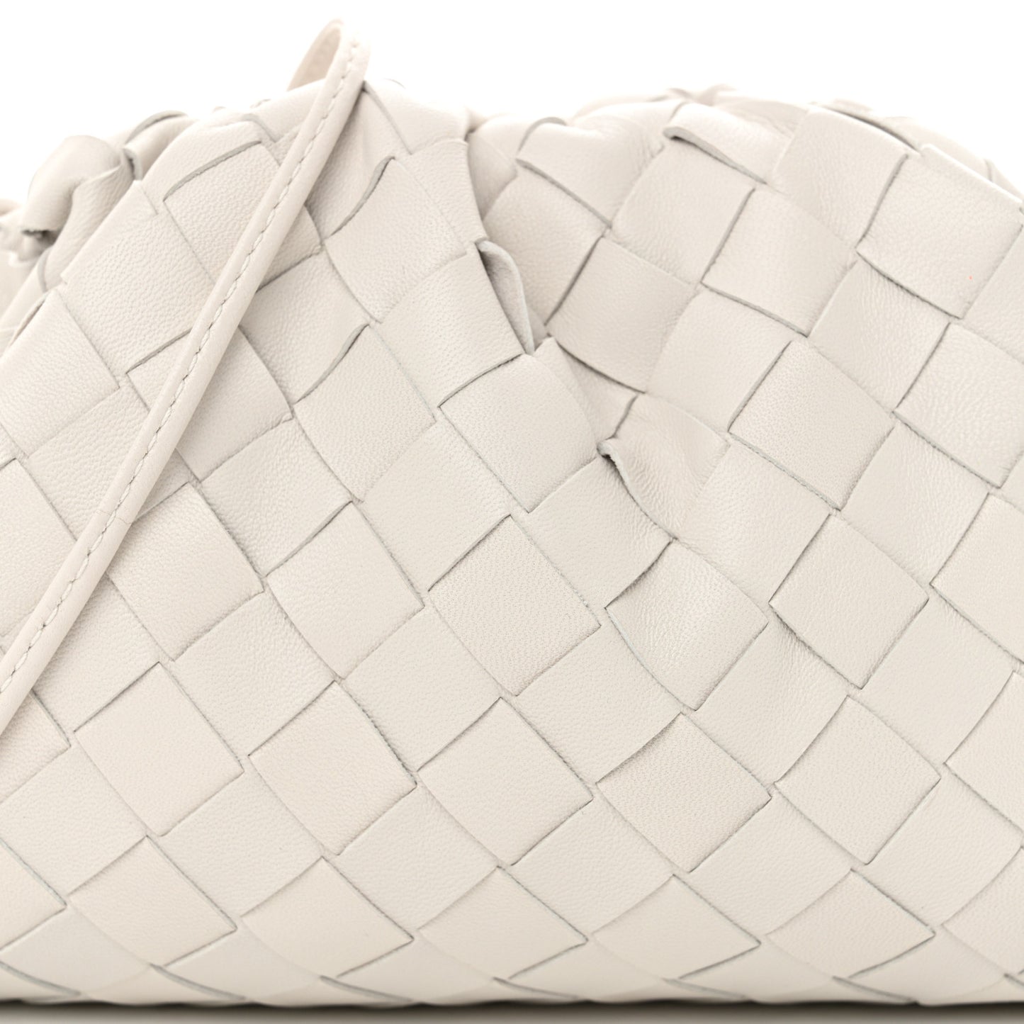 Nappa Intrecciato The Mini Pouch Chalk