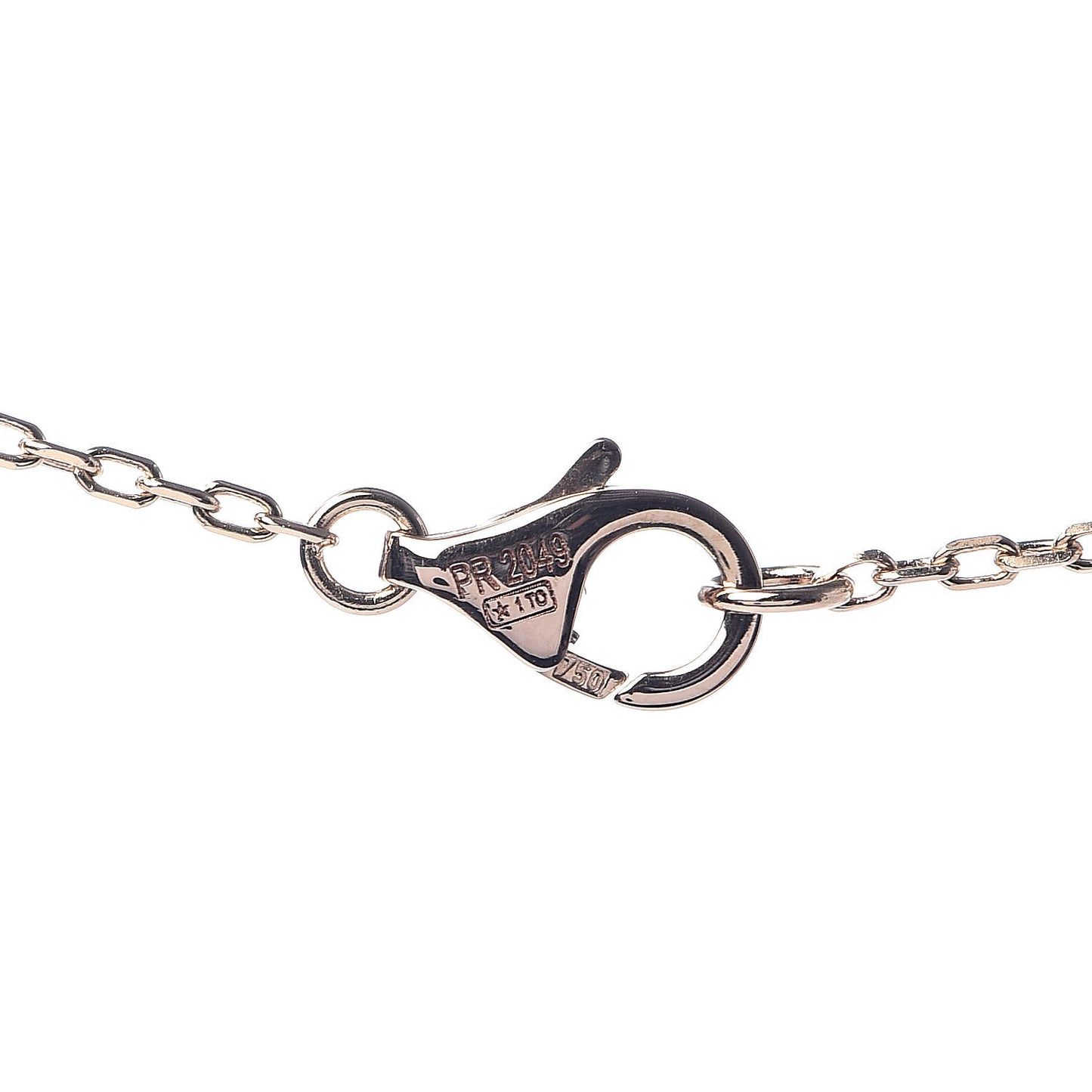 18K Pink Yellow White Gold Diamond Trinity Heart Paved Pendant Necklace