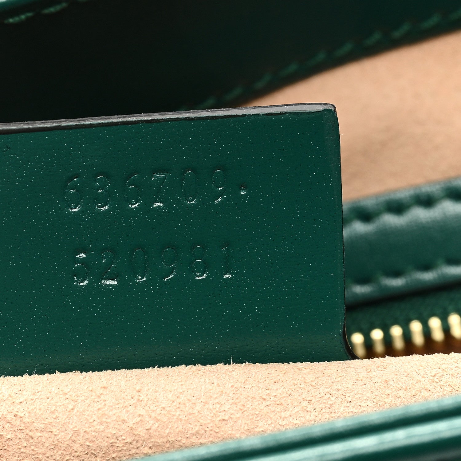 Gucci Boarded Dyana Lux Calfskin Small Jackie 1961 Hobo Emerald 7 of 9