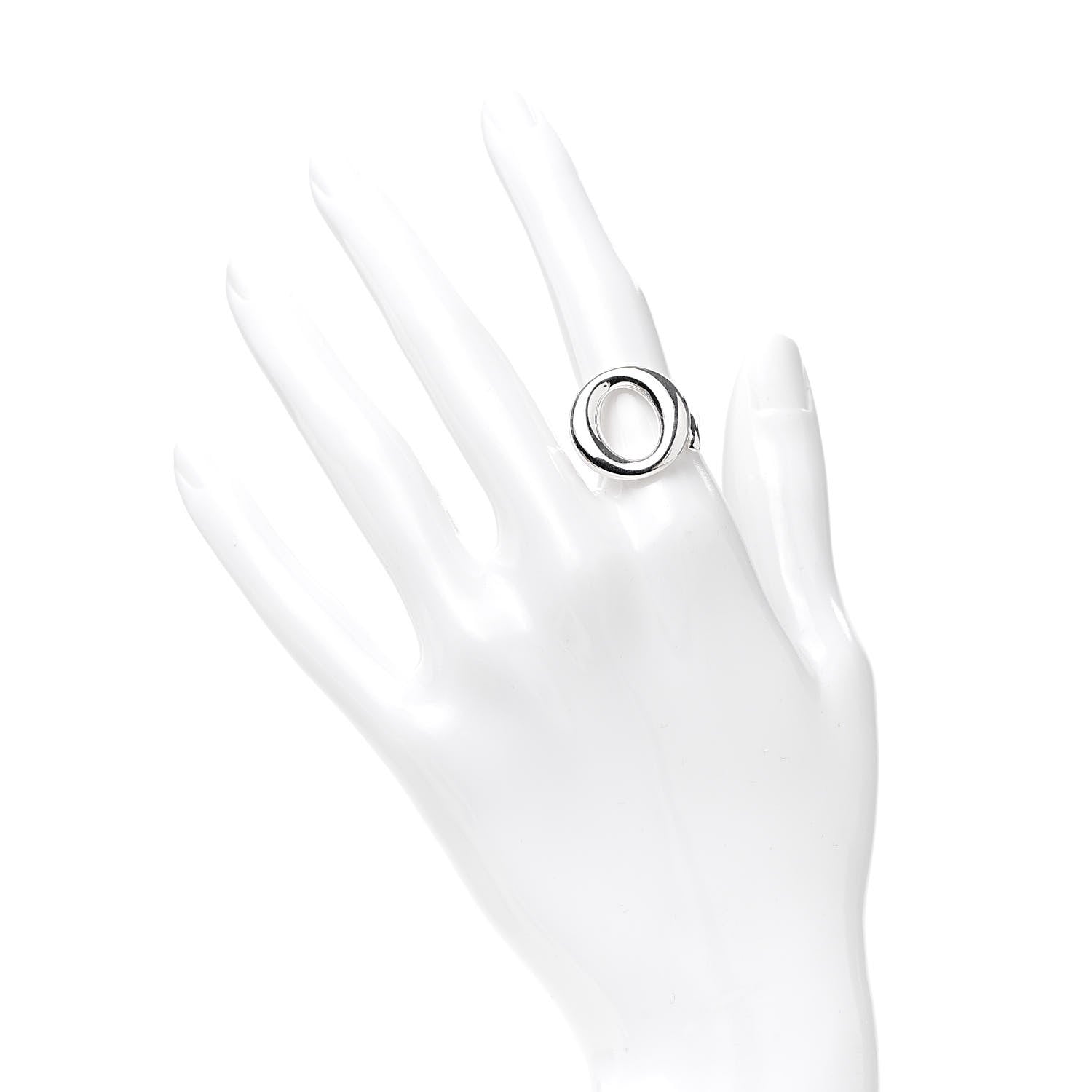 Tiffany Sterling Silver Elsa Peretti Sevillana Ring 50 5.25 2 of 4