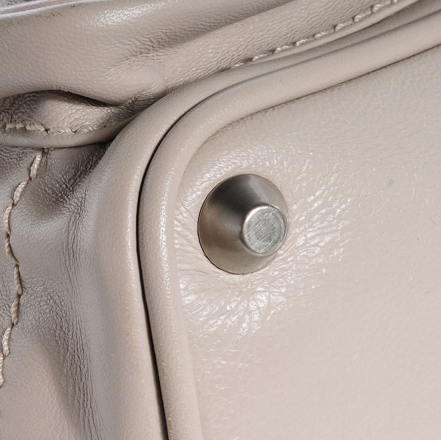 Goatskin Large Betty Tote Grey