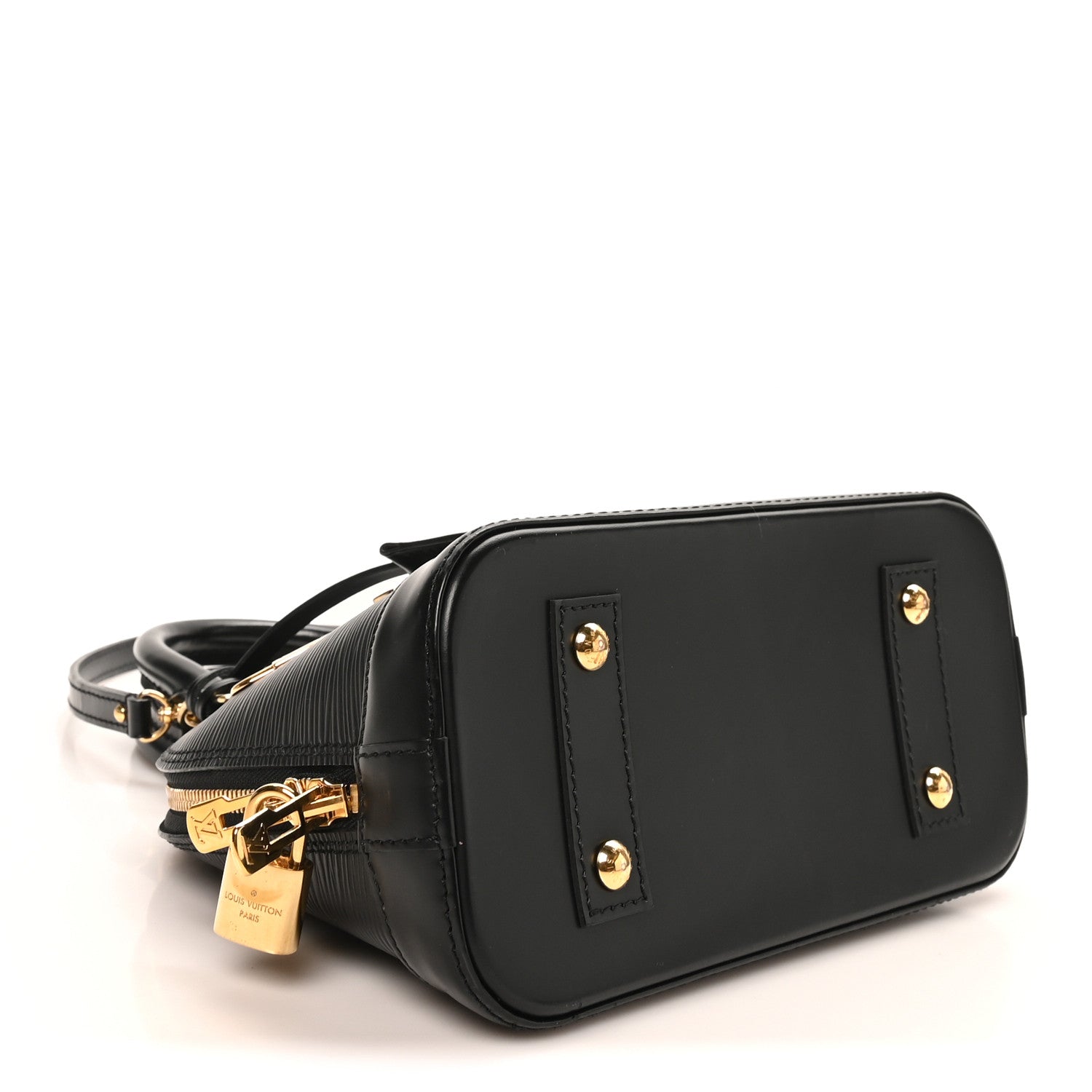 Louis Vuitton Epi Love Lock Alma BB Black 4 of 10
