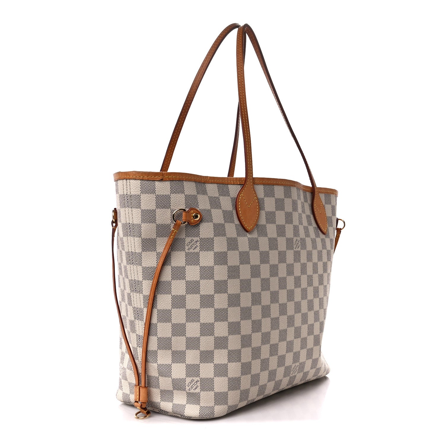 Louis Vuitton Damier Azur Neo Neverfull MM Rose Ballerine 3 of 12