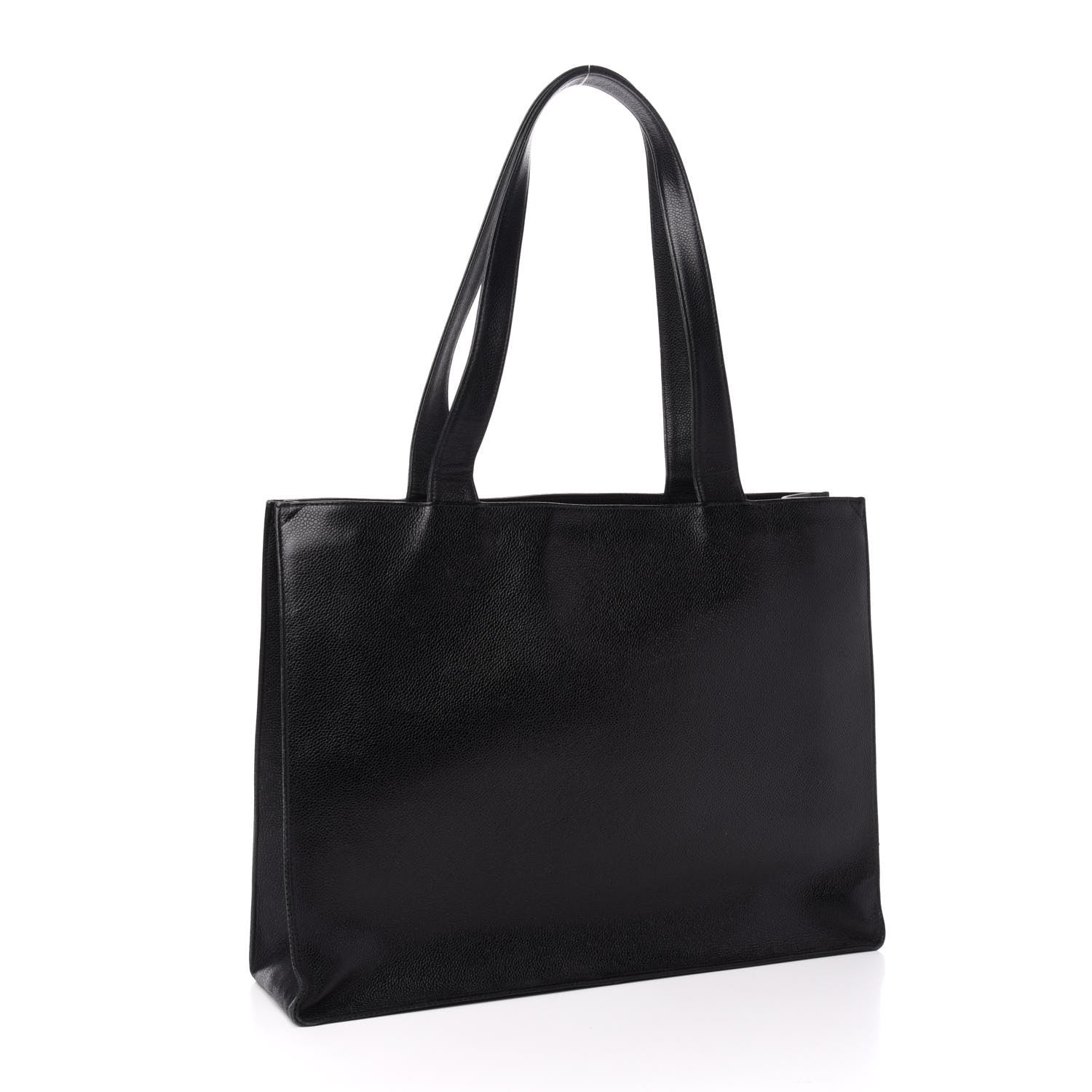 Chanel Caviar CC Tote Black 3 of 11
