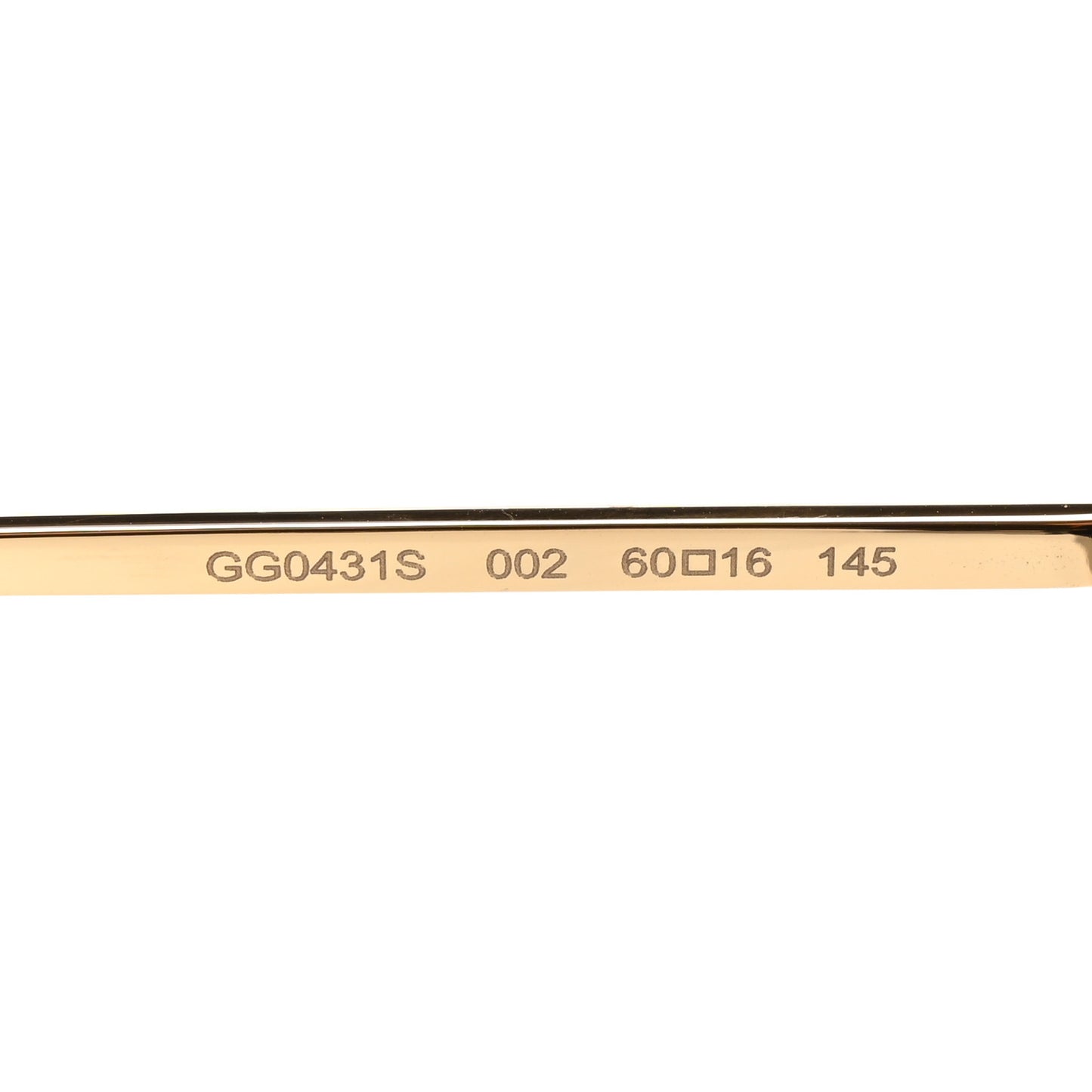Acetate Crystal Mask-Frame Sunglasses GG0431S Black