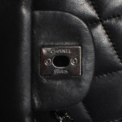 Chanel Lambskin Quilted 3 Large Flap Black 6 of 9