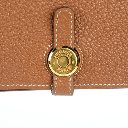Hermes Togo Dogon Combined Wallet Gold 7 of 11