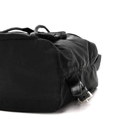 Prada Tessuto Nylon Vela Cinch Backpack Black 9 of 9