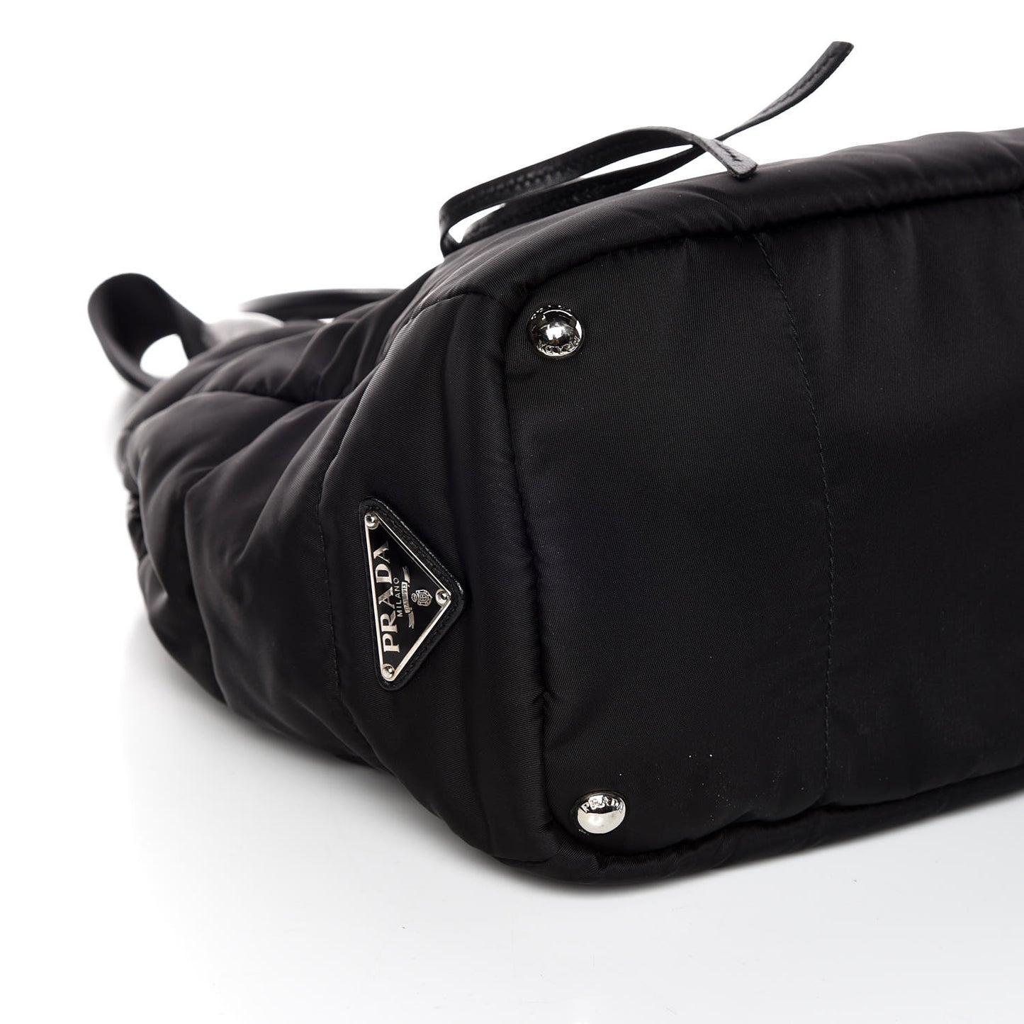 Tessuto Nylon Bomber Tote Black