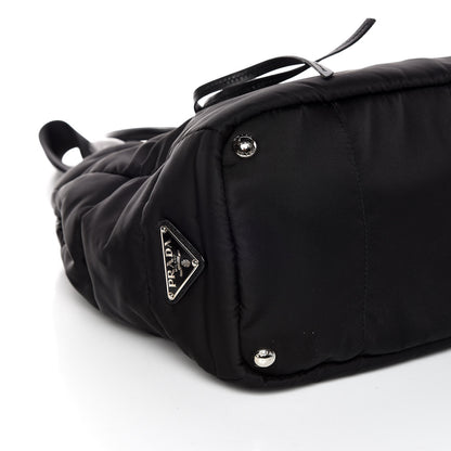 Prada Tessuto Nylon Bomber Tote Black 5 of 10