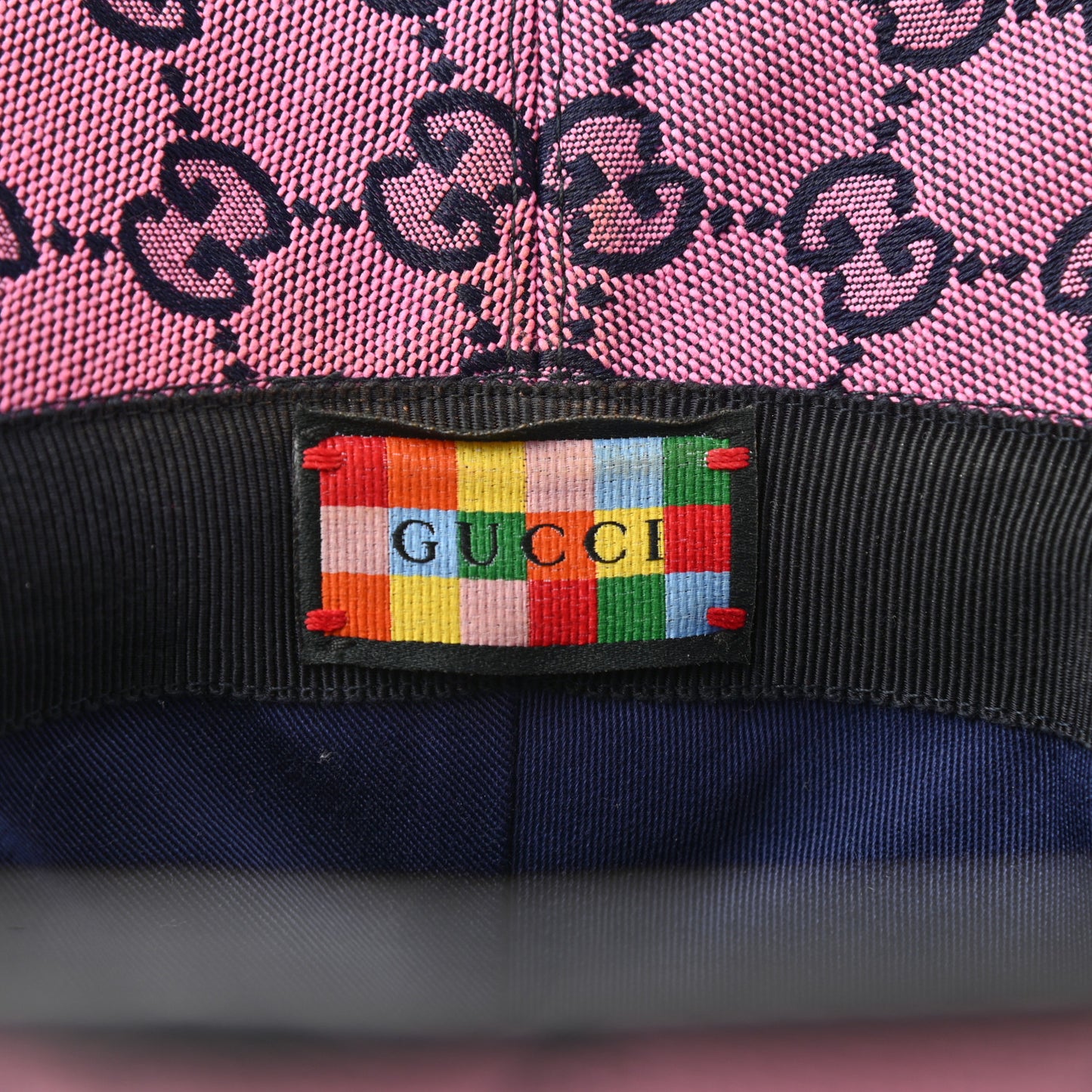 Canvas GG Monogram Bucket Hat XS Pink