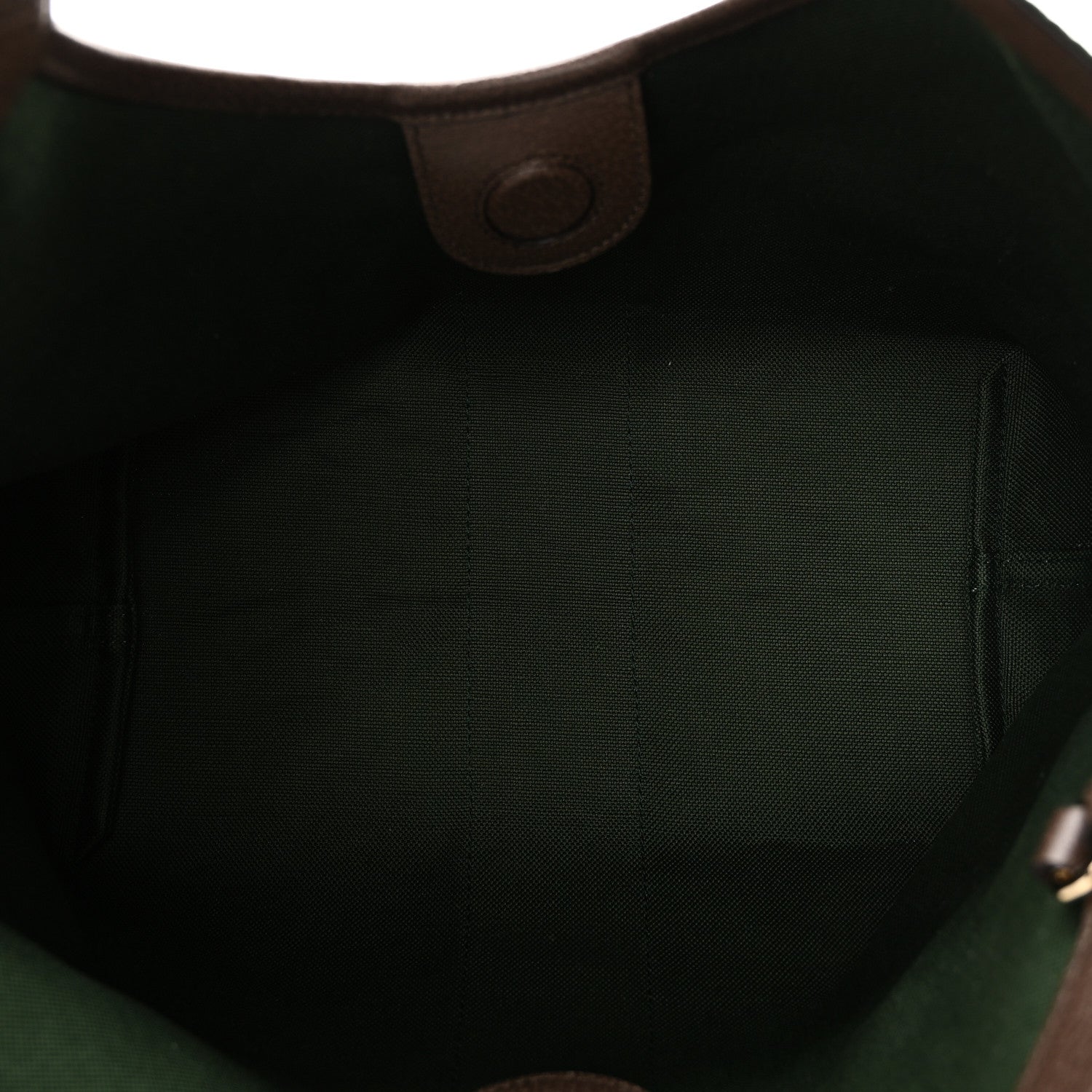 Gucci Monogram Web Small Giglio Tote Beige Dark Brown 6 of 11