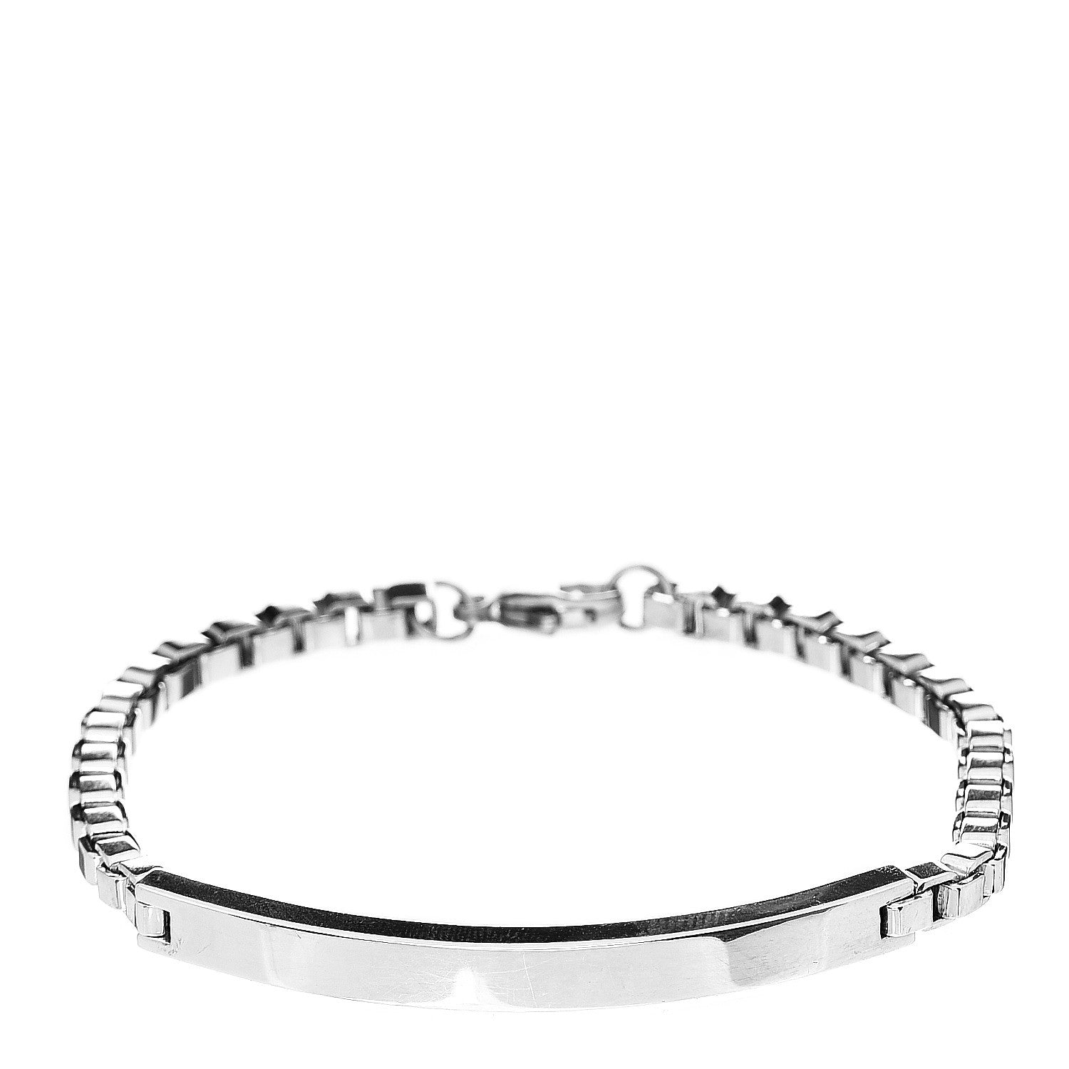 Tiffany Sterling Silver Venetian Link ID Bracelet 1 of 3