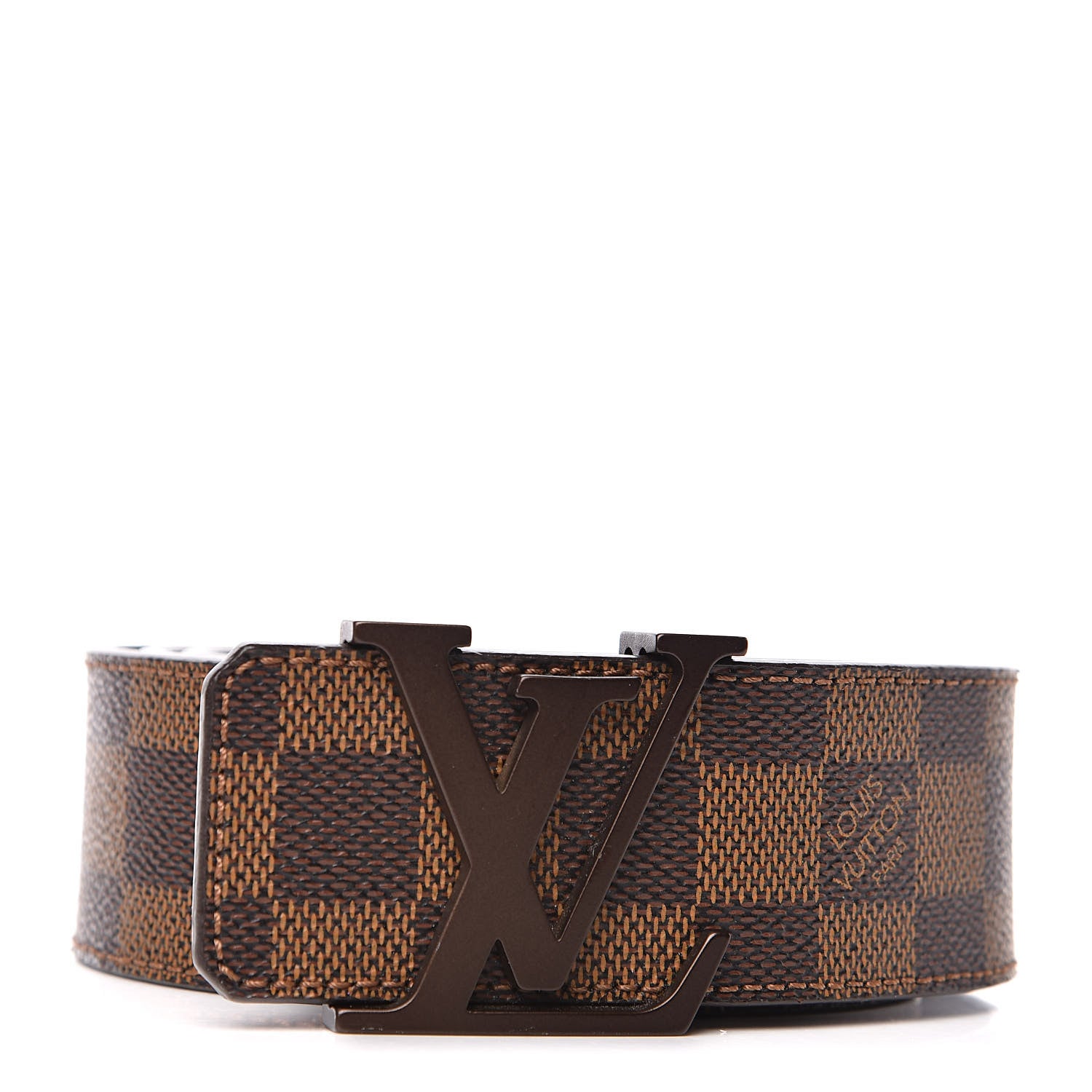 Louis Vuitton Damier Ebene 40mm LV Initiales Belt 90 36 1 of 7