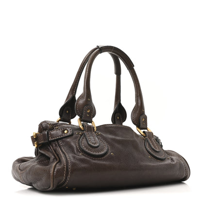 Chloe Calfskin Medium Paddington Satchel Brown 3 of 9