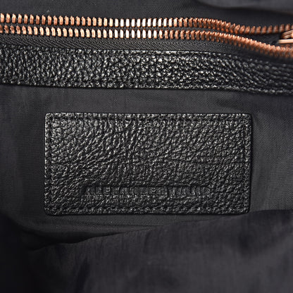 Alexander Wang Pebbled Calfskin Small Emile Soft Black Rose Gold Hardware 8 of 11