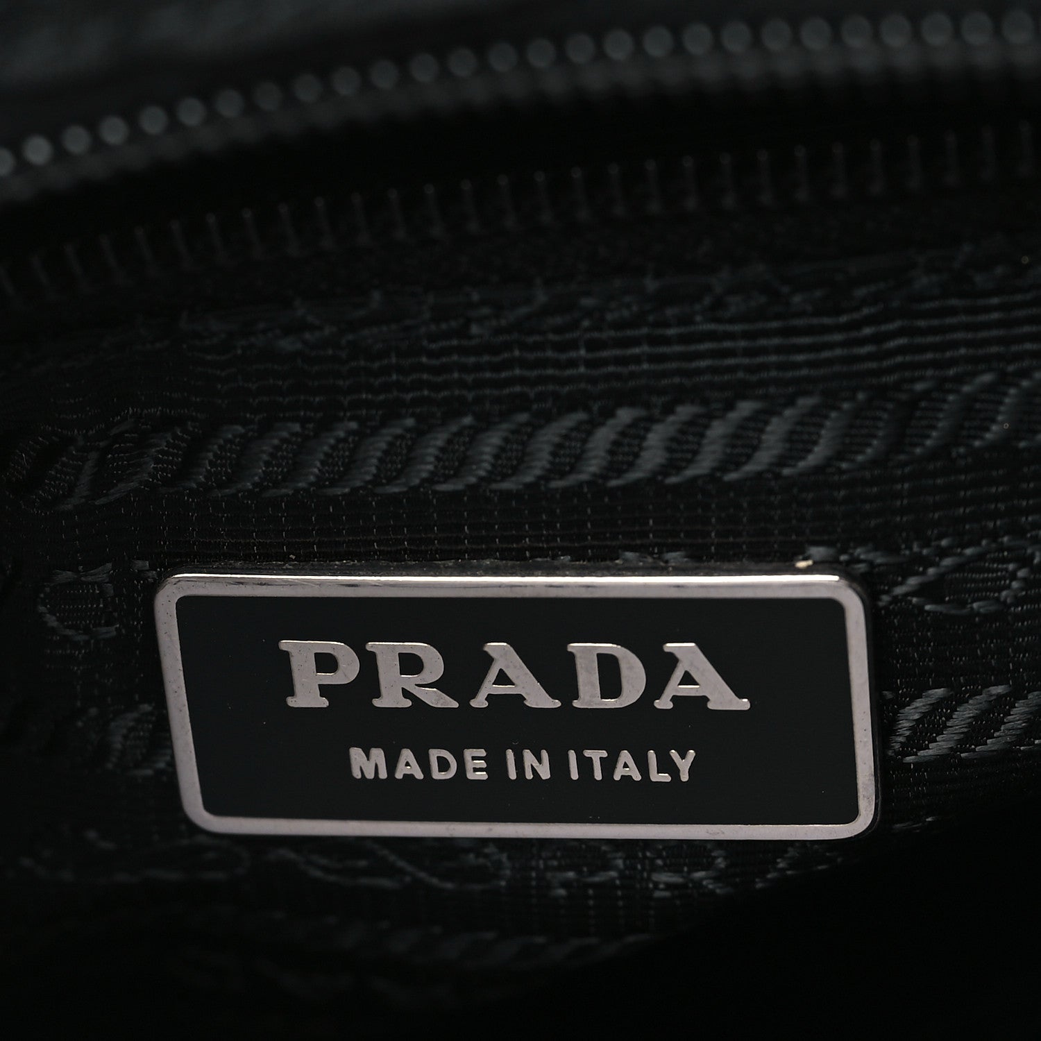 Prada Nylon Vela Saffiano Single Buckle Messenger Shoulder Bag Black 6 of 8
