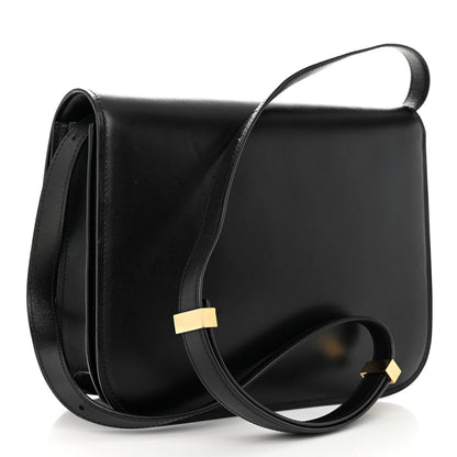 Celine Box Calfskin Medium Classic Box Flap Bag Black 3 of 12