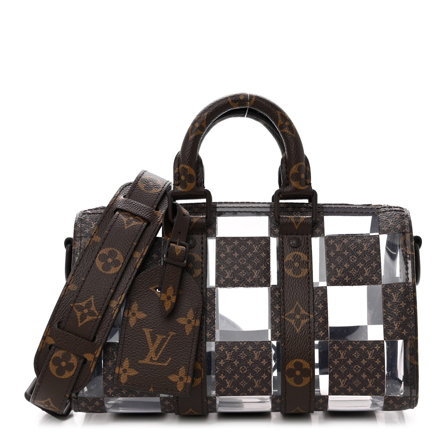 Louis Vuitton PVC Monogram Chess Keepall Bandouliere 25 1 of 9