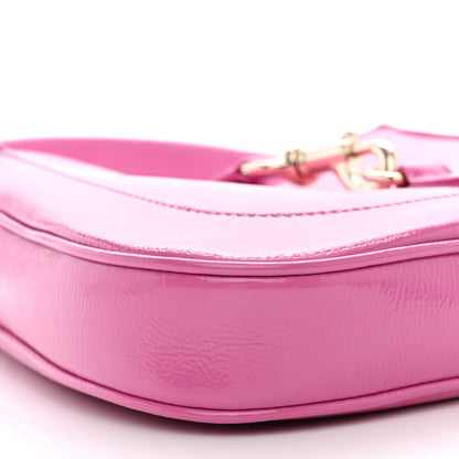 Gucci Patent Calfskin Small Jackie Shoulder Bag Pink 9 of 10