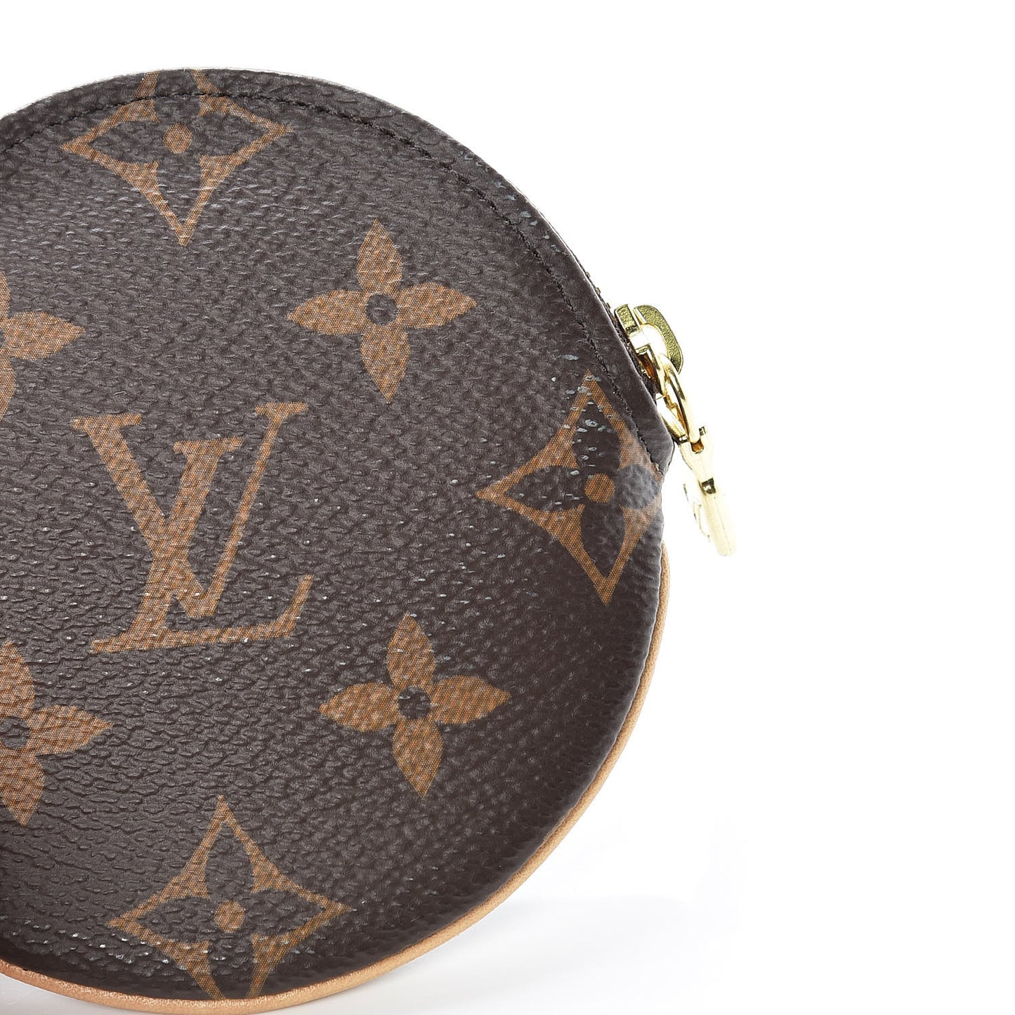 Monogram Round Coin Purse
