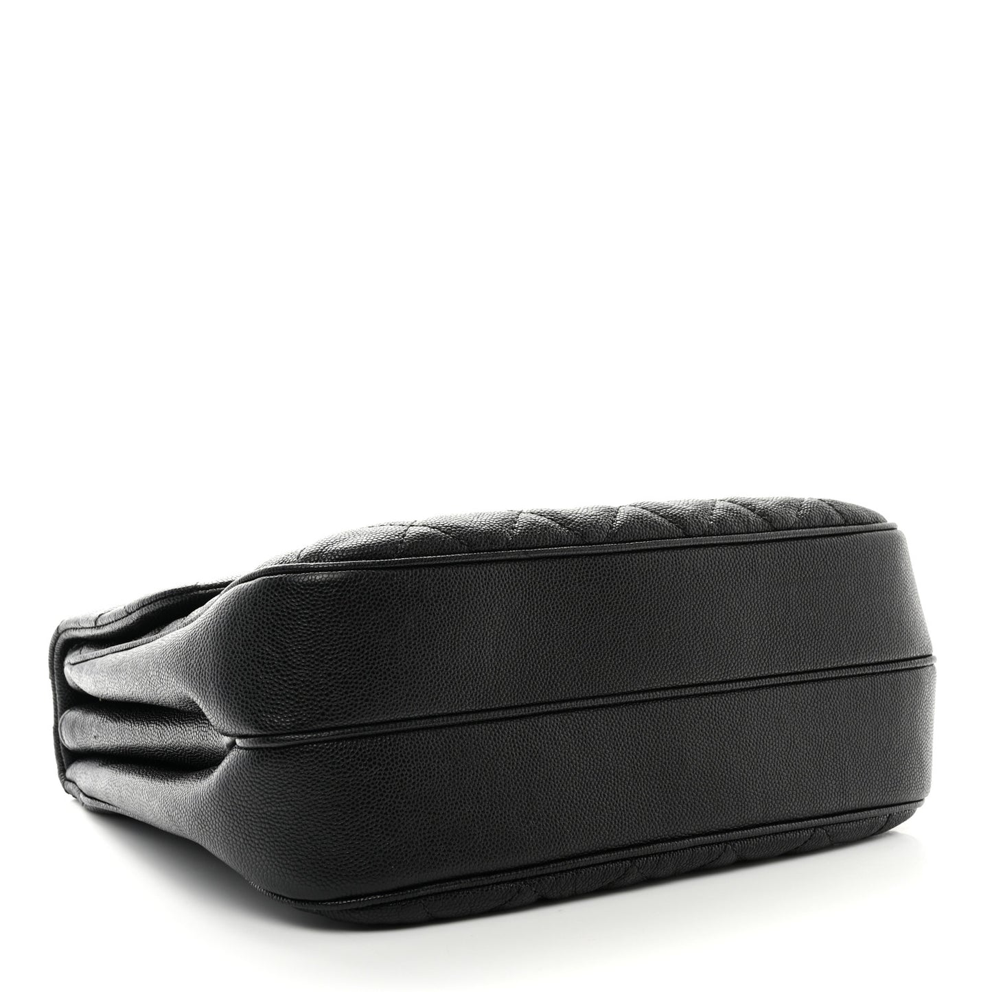 Caviar Quilted Large Urban Companion Flap Black