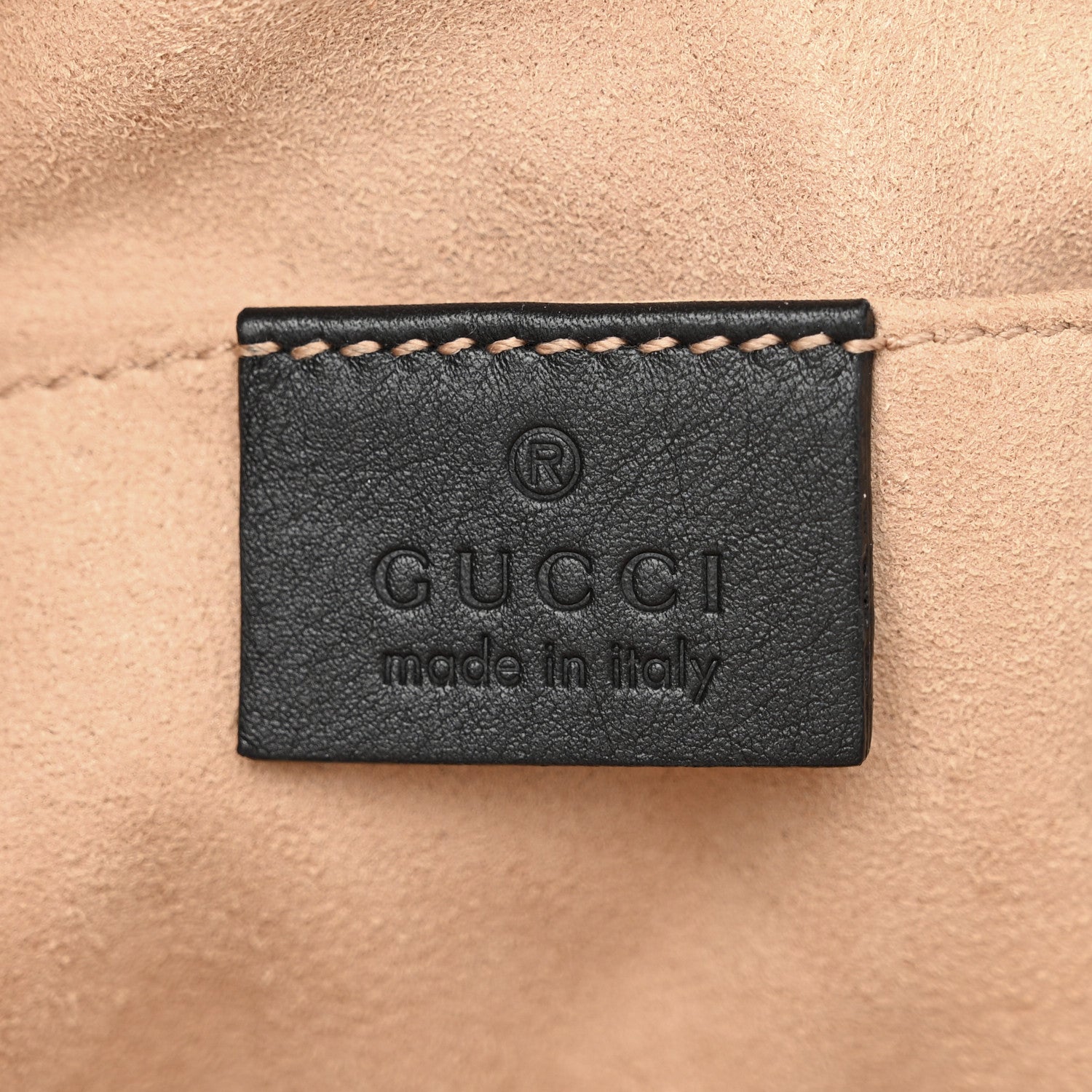 Gucci Calfskin Matelasse GG Marmont Belt Bag 105 42 Black 7 of 11