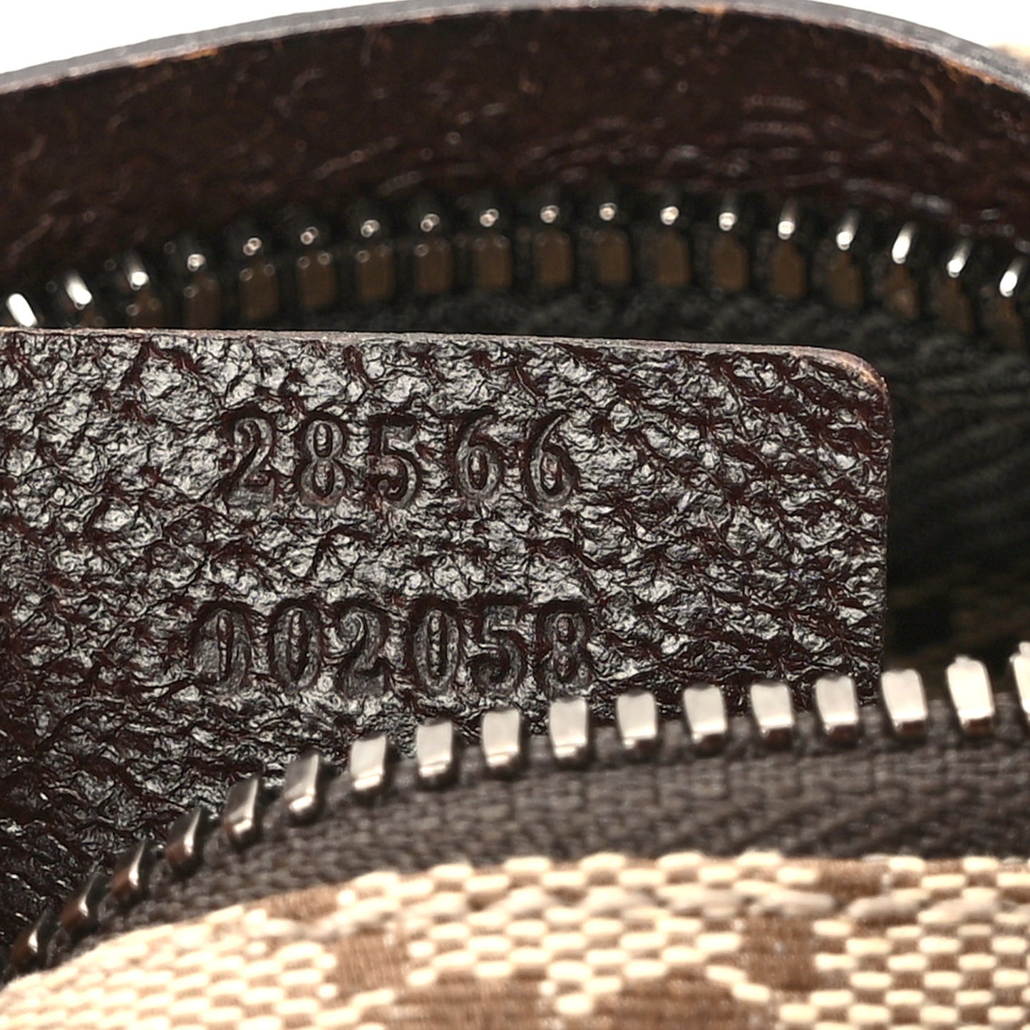 GG Monogram Double Pocket Belt Bag Dark Brown