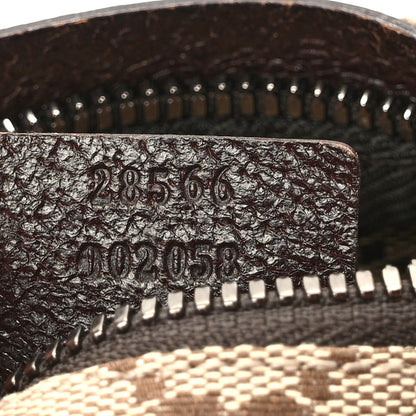 Gucci GG Monogram Double Pocket Belt Bag Dark Brown 7 of 11