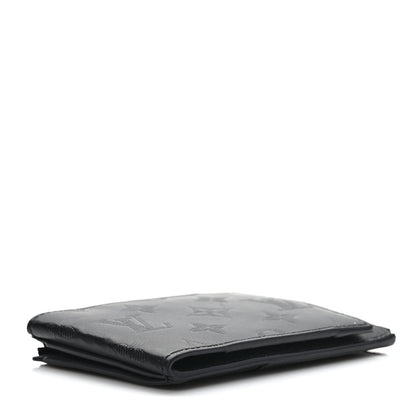 Louis Vuitton Calfskin Monogram Shadow Hybrid Wallet Black 4 of 7