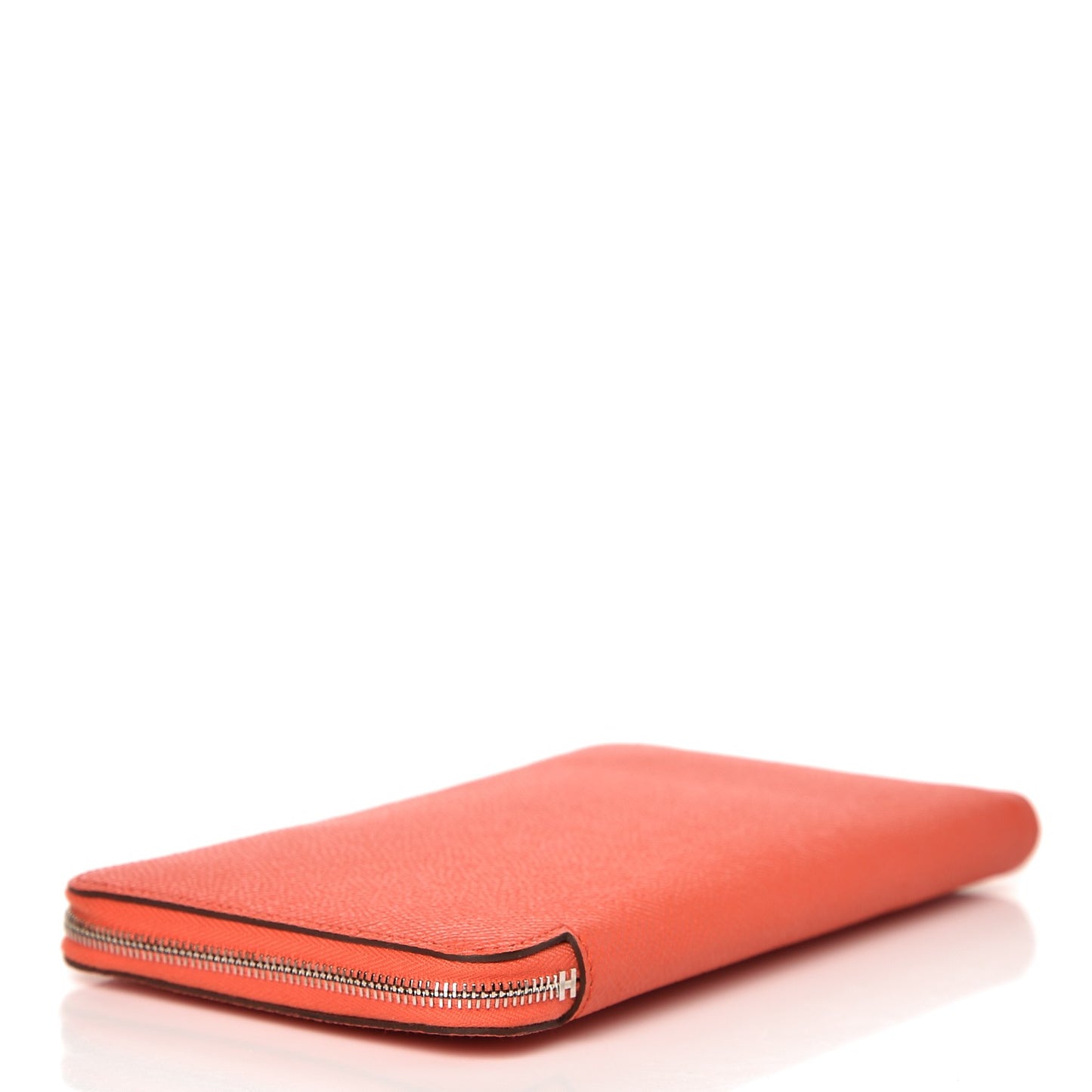 Epsom Silk'In Wallet Orange Poppy Fauve