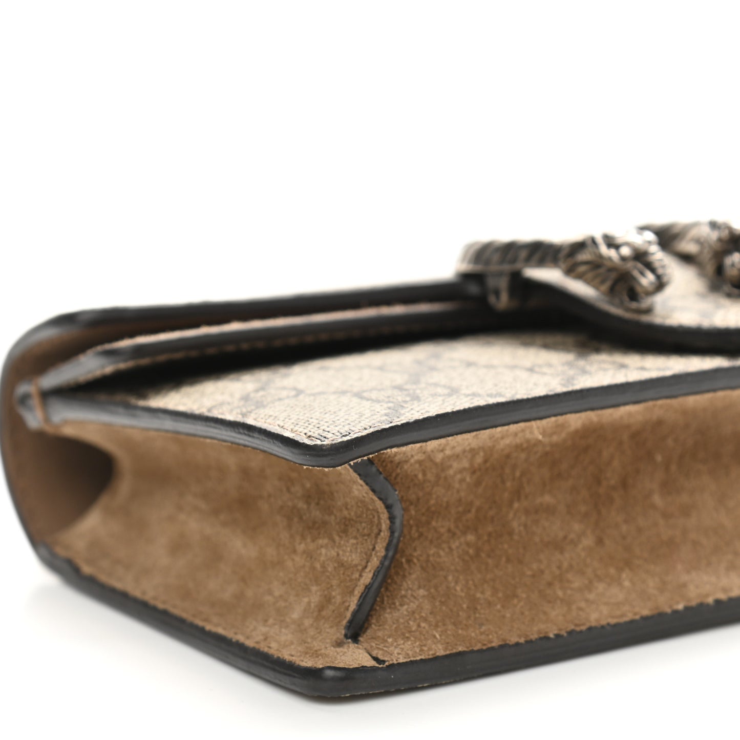 GG Supreme Monogram Super Mini Dionysus Shoulder Bag Taupe