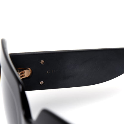 Gucci Square Frame Glitter GG0102S Sunglasses Black 6 of 7