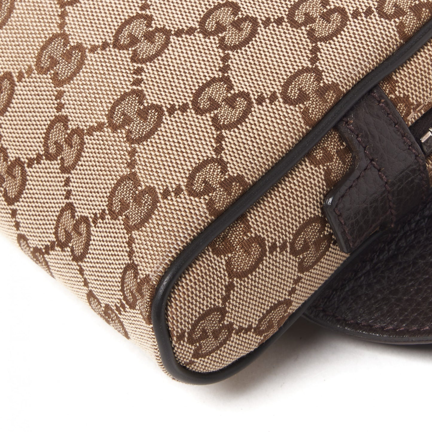 Monogram Belt Bag Dark Brown