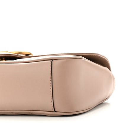 Gucci Calfskin Matelasse Small GG Marmont Shoulder Bag Porcelain Rose 10 of 10