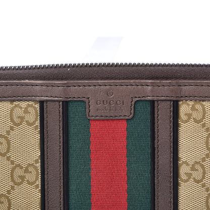 Gucci Monogram Web Rania Zip Around Wallet Brown 6 of 8