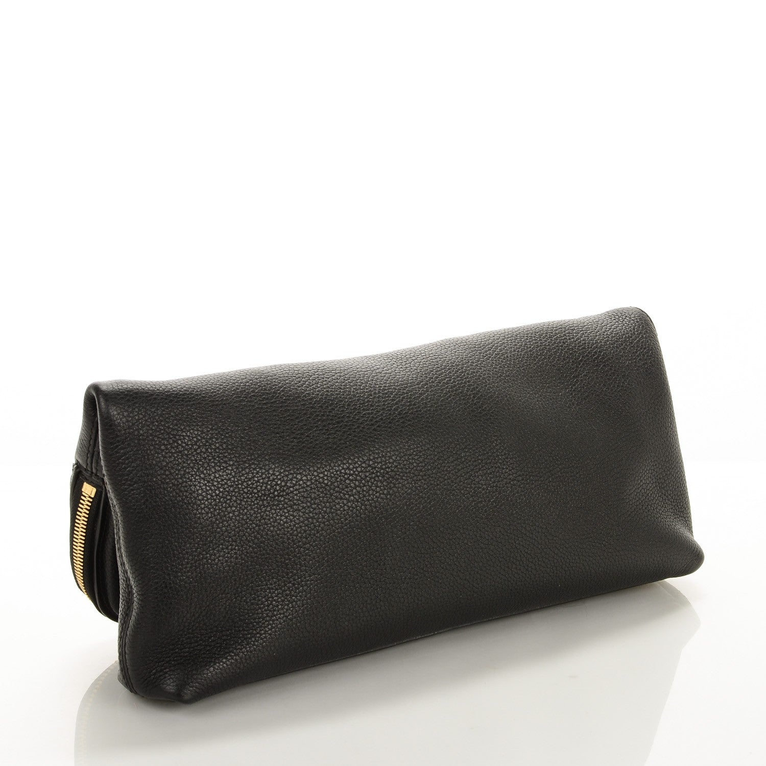 Alexander McQueen Grainy Calfskin Padlock Skull Clutch Black 3 of 7